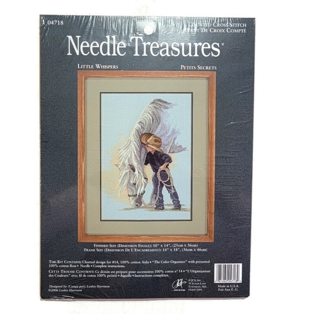 JCA Needle Treasures Counted Cross Stitch Kit - Little Whispers